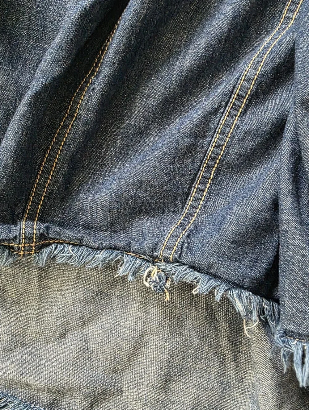 Free People Denim Dreams Midi Dress with Pockets - Blue Women's Size‎ XS